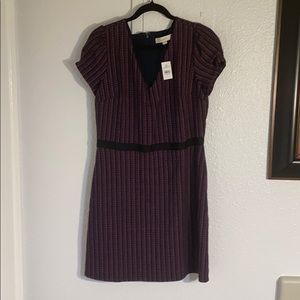 Loft boucle flare dress